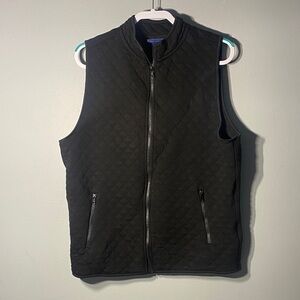 Wilkens Bros Men's Black Quilted Vest Size Large